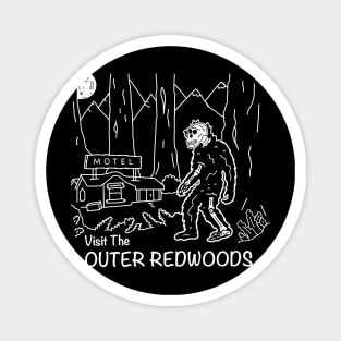 Sasquatch in Redwoods Magnet